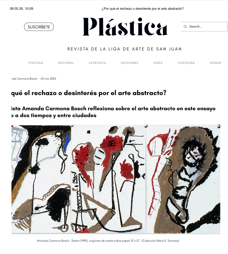 ¿POR QUE EL RECHAZO O DESINTERES POR EL ARTE ABSTRACTO?